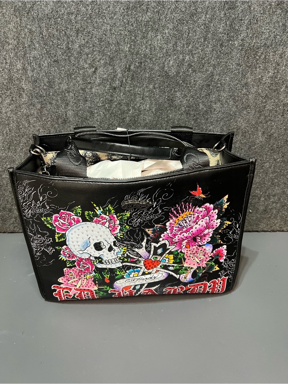 NWT Ed Hardy Tote Bag
